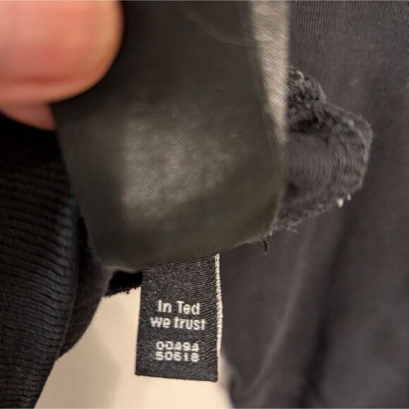 Ted Baker Jacket Mens black Size 5/XL Farfell Shawl Collar button down Cardigan - Picture 4 of 9